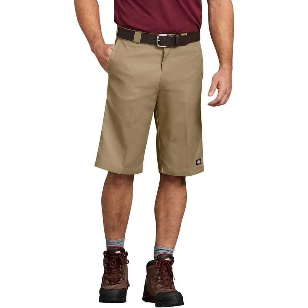 image:imageDickies Mens Relaxed Fit Multiuse Pocket Work Shorts 13Khaki