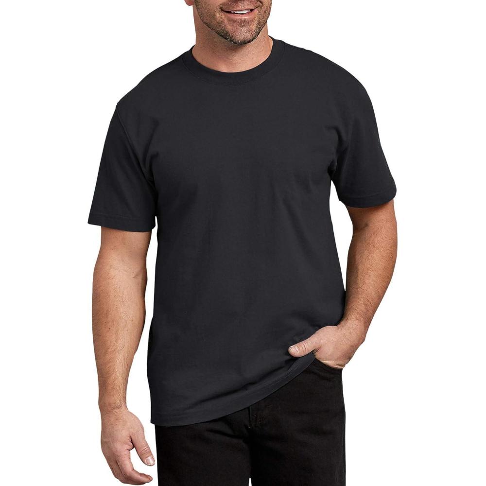 image:imageDickies Mens Short Sleeve Heavyweight Crew NeckBlack