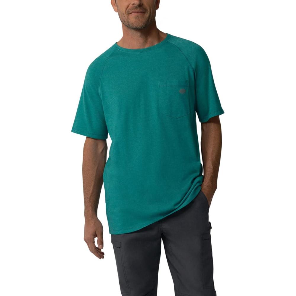 image:imageDickies Mens Short Sleeve Performance Cooling TeeDeep Lake Heather