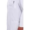 Dickies Lab Coat for Men and Women 40″ Button Front Closure Unisex Lab Coat with 3 Pockets – 83403(White)