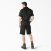 Dickies Men’s 13-Inch Loose Fit Multi-Pocket Work Short(Black)