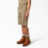Dickies Men’s 13-Inch Loose Fit Multi-Pocket Work Short(Khaki)