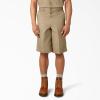 Dickies Men’s 13-Inch Loose Fit Multi-Pocket Work Short(Khaki)