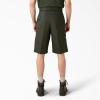 Dickies Men’s 13-Inch Loose Fit Multi-Pocket Work Short(Olive Green)