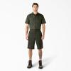 Dickies Men’s 13-Inch Loose Fit Multi-Pocket Work Short(Olive Green)