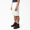 Dickies Men’s 13-Inch Loose Fit Multi-Pocket Work Short(White)