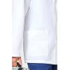 Dickies Mens Coat Lab Coat with 4 Pockets Notched Lapel with Three Button Closure – 81404(White)