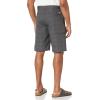 Dickies Mens Flex Regular Fit Plaid Flat Front 11in Shorts(Charcoal)