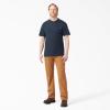 Dickies Men’s Heavyweight Henley(Dark Navy)
