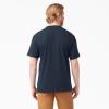 Dickies Men’s Heavyweight Henley(Dark Navy)