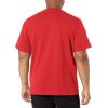 Dickies Men’s Heavyweight Henley(English Red)