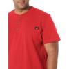 Dickies Men’s Heavyweight Henley(English Red)