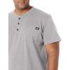 Dickies Men’s Heavyweight Henley(Heather Gray)