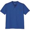 Dickies Men’s Heavyweight Henley(Royal Blue)