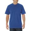 Dickies Men’s Heavyweight Henley(Royal Blue)