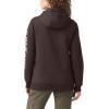 Dickies Women’s Dickies Women’s Heavyweight Wordmark Fleece Pullover(Chocolate Brown Heather)