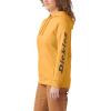 Dickies Women’s Dickies Women’s Heavyweight Wordmark Fleece Pullover(Orange Glow)