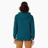 Dickies Women’s Water Repellent Sleeve Logo Hoodie(Deep Lagoon)