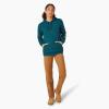 Dickies Women’s Water Repellent Sleeve Logo Hoodie(Deep Lagoon)