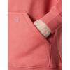 Dickies Women’s Water Repellent Sleeve Logo Hoodie(Mineral Red)