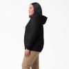 Dickies Women’s Women’s Plus Heavyweight Full-zip Hoodie(Knit Black)