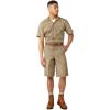Dickies Men’s 13-Inch Loose Fit Multi-Pocket Work Short(Khaki)