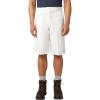 Dickies Men’s 13-Inch Loose Fit Multi-Pocket Work Short(White)