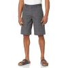 Dickies Mens Flex Regular Fit Plaid Flat Front 11in Shorts(Charcoal)