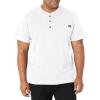 Dickies Men’s Heavyweight Henley(Ash Gray)