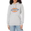 Dickies Women’s Dickies Women’s Heavyweight Logo Fleece Pullover(Heather Gray)