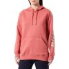 Dickies Women’s Dickies Women’s Heavyweight Wordmark Fleece Pullover(Mineral Red)
