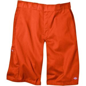 Dickies Men’s 13-Inch Loose Fit Multi-Pocket Work Short(Orange)