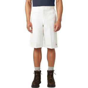 Dickies Men’s 13-Inch Loose Fit Multi-Pocket Work Short(White)