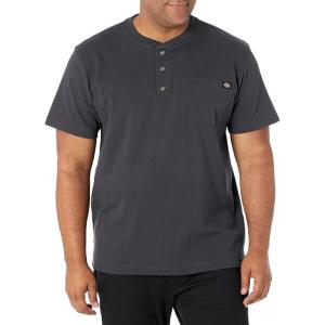 Dickies Men’s Heavyweight Henley(Charcoal)