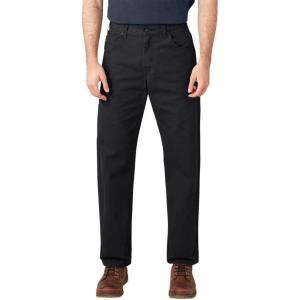 Dickies Men’s Relaxed-Fit Carpenter Jean(Rinsed Black)