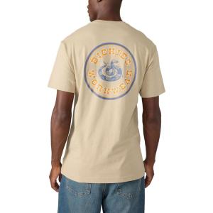 Dickies Men’s Short Sleeve Graphic Tee(Desert Sand / Rattler)