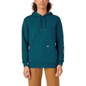 Dickies Women’s Water Repellent Sleeve Logo Hoodie(Deep Lagoon)