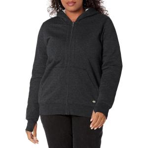 Dickies womens Dickies Women’s Sherpa Lined Hoodie(Black Single Dye)