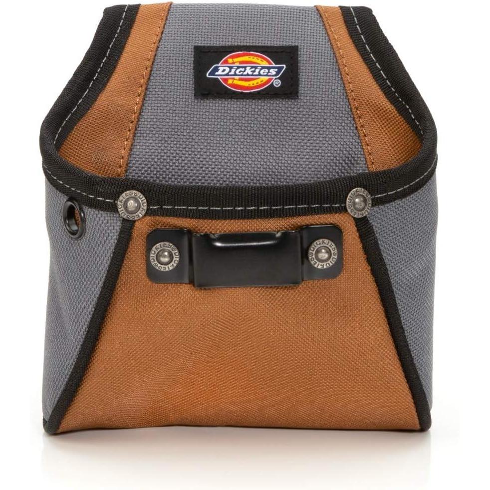 image:imageDickies Rigid NailScrew Work Pouch with Tape Measure Clip Universalfit Steel Clip for Tool Belt Riveted Seams Built to Last