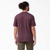 Dickies Men’s Big & Tall Heavyweight Crew Neck Short Sleeve Tee(Burgundy Heather)