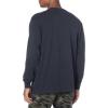 Dickies Mens Long Sleeve Regular Fit Logo Tee(Dark Navy)