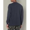 Dickies Mens Long Sleeve Regular Fit Logo Tee(Dark Navy)
