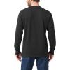 Dickies Mens Long Sleeve Regular Fit Logo Tee(Knit Black)