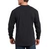 Dickies Mens Long Sleeve Regular Fit Logo Tee(Stone Gray V1)