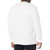 Dickies Mens Long Sleeve Regular Fit Logo Tee(White)