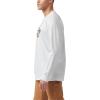 Dickies Mens Long Sleeve Regular Fit Logo Tee(White)