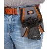 Dickies Rigid Nail/Screw Work Pouch with Tape Measure Clip, Universal-fit Steel Clip for Tool Belt, Riveted Seams Built to Last