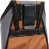 Dickies Rigid Nail/Screw Work Pouch with Tape Measure Clip, Universal-fit Steel Clip for Tool Belt, Riveted Seams Built to Last