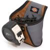 Dickies Rigid Nail/Screw Work Pouch with Tape Measure Clip, Universal-fit Steel Clip for Tool Belt, Riveted Seams Built to Last