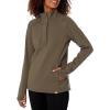 Dickies Women’s Duratech Maverick Half-snap Fleece(Moss Green)